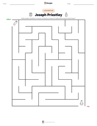 Aperçu de la feuille de travail imprimable Joseph Priestley