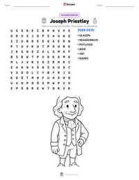 Joseph Priestley afdrukbare werkblad voorbeeld