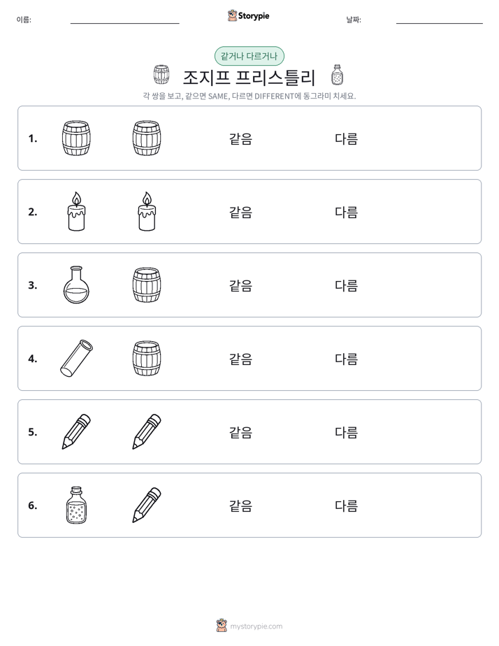 같은 것 또는 다른 것
