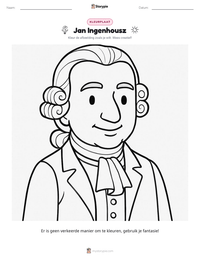 Jan Ingenhousz afdrukbare werkblad voorbeeld