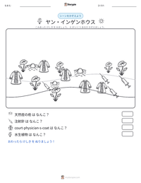 ヤン・インゲンホウス の印刷可能ワークシートプレビュー
