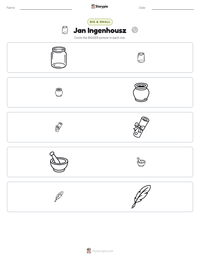 Jan Ingenhousz printable worksheet preview