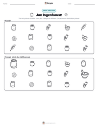 Jan Ingenhousz printable worksheet preview