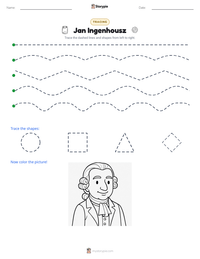 Jan Ingenhousz printable worksheet preview
