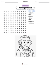 Jan Ingenhousz printable worksheet preview