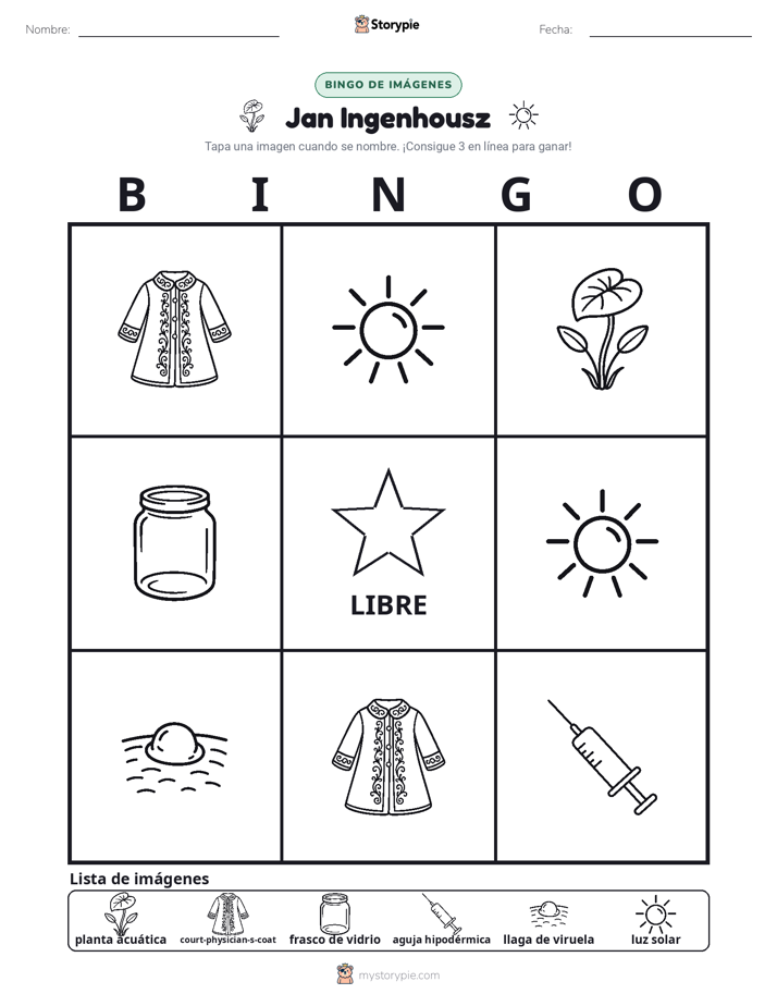 Bingo de Imágenes