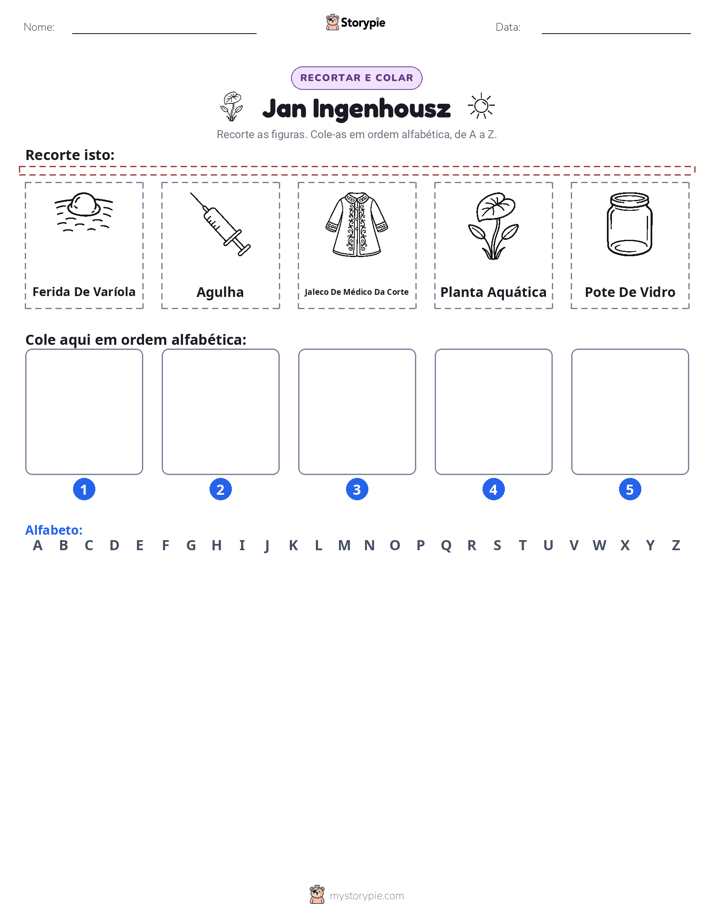 Recortar & Colar Alfabeto