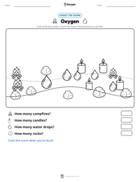 Oxygen printable worksheet preview