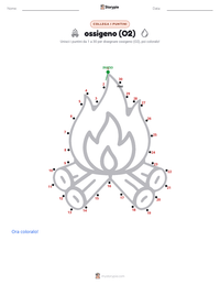 Anteprima della scheda stampabile di ossigeno (O2)
