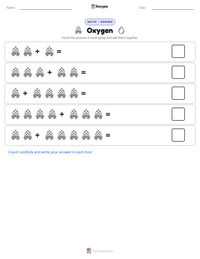Oxygen printable worksheet preview