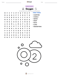 Oxygen printable worksheet preview