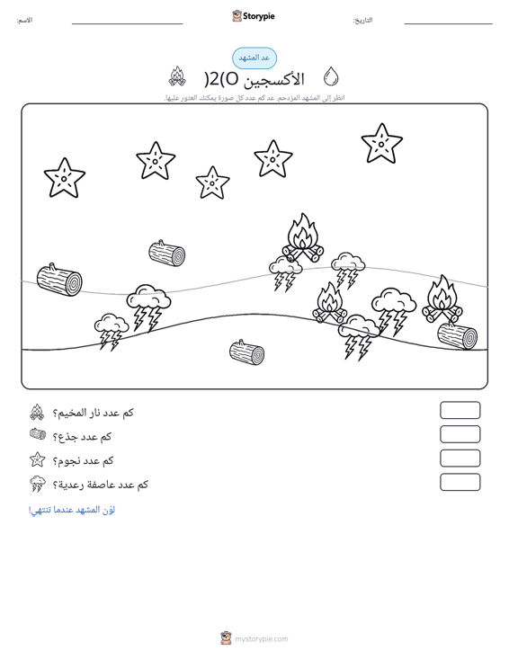 مشهد العد