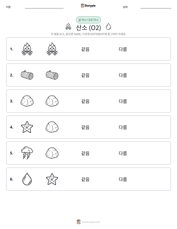 같은 것 또는 다른 것