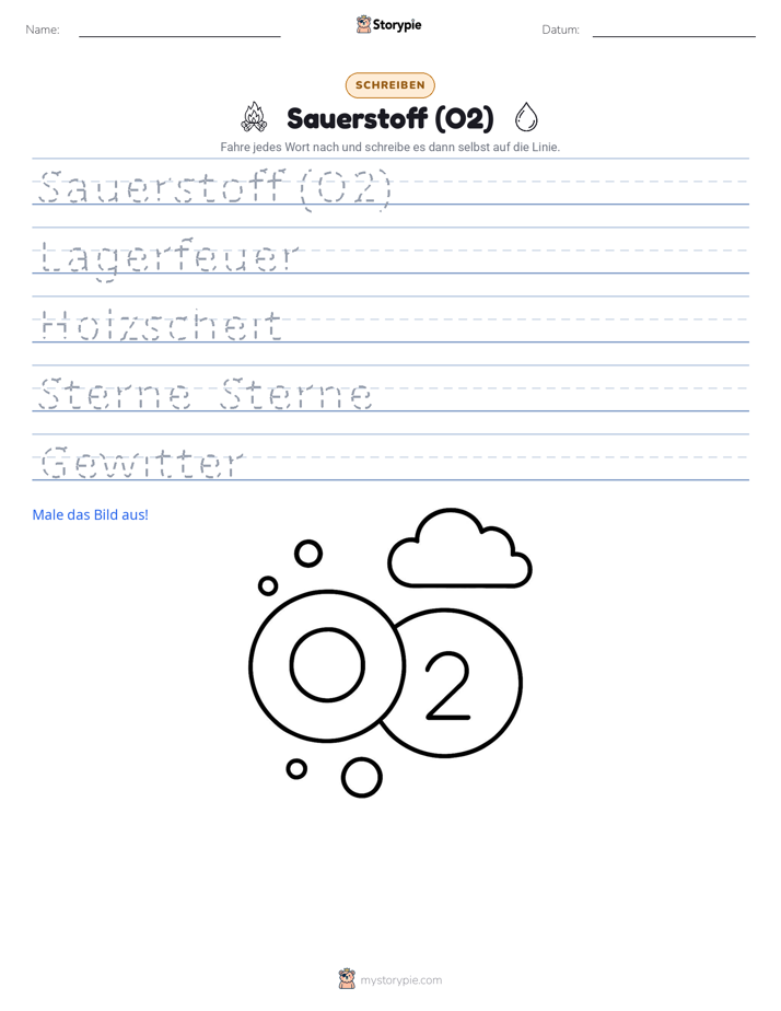Schreibübung