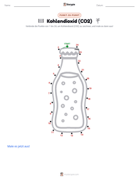 Kohlendioxid (CO2) druckbare Arbeitsblatt Vorschau