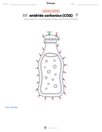 Anteprima della scheda stampabile di anidride carbonica (CO2)