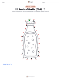 koolstofdioxide (CO2) afdrukbare werkblad voorbeeld
