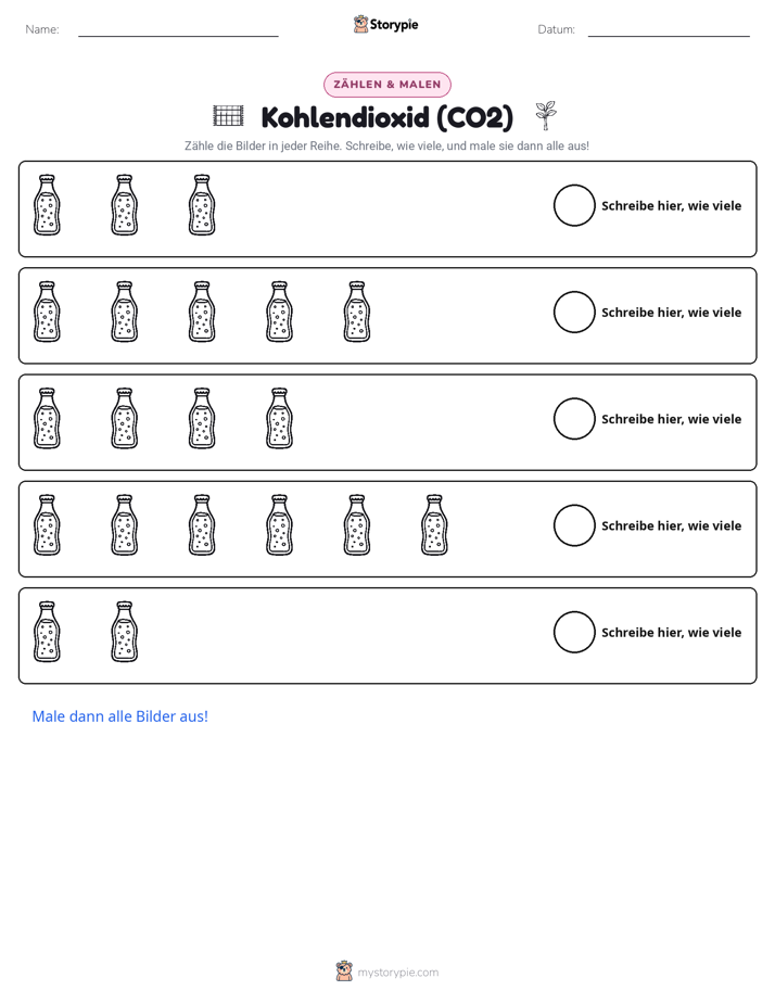 Zählen & Ausmalen