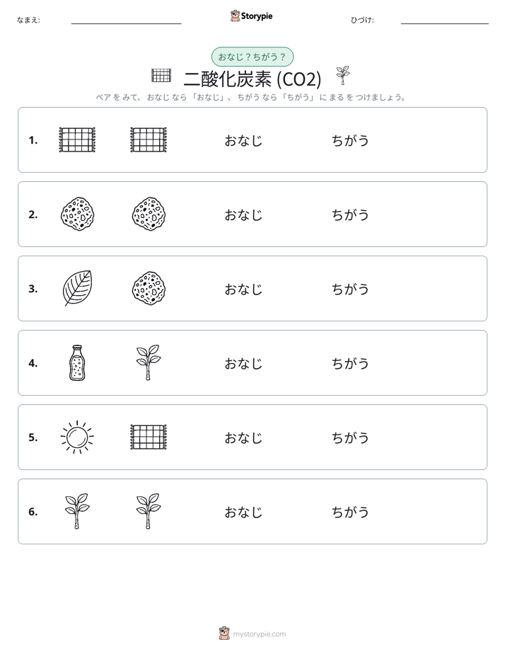 同じか違うか