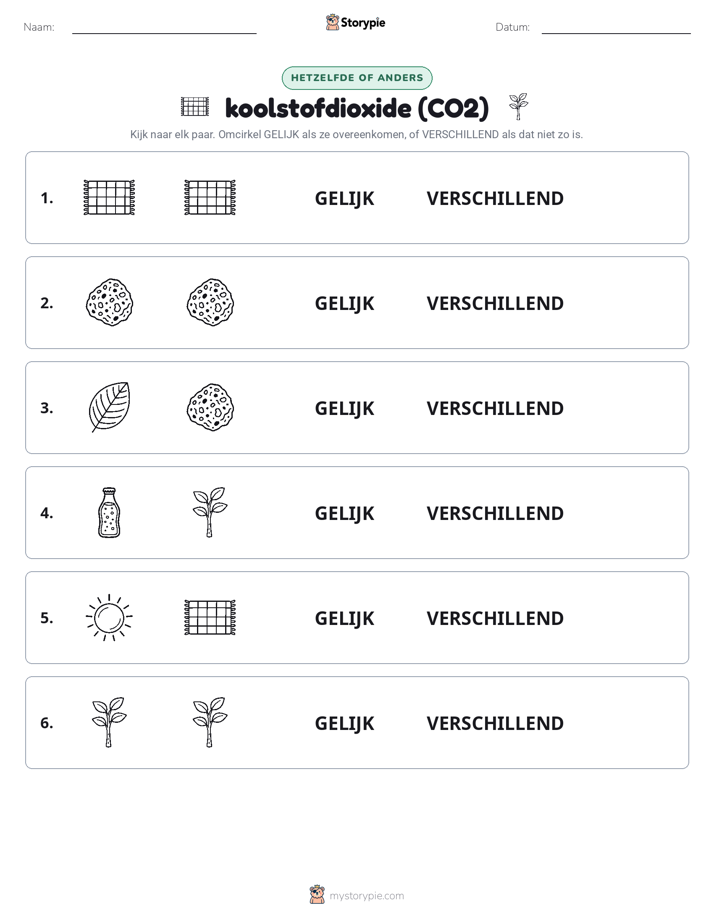 Zelfde of Verschillend