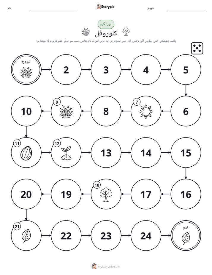 رول اور منتقل کریں کھیل