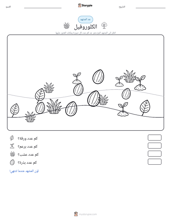 مشهد العد