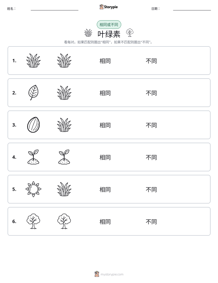 相同或不同