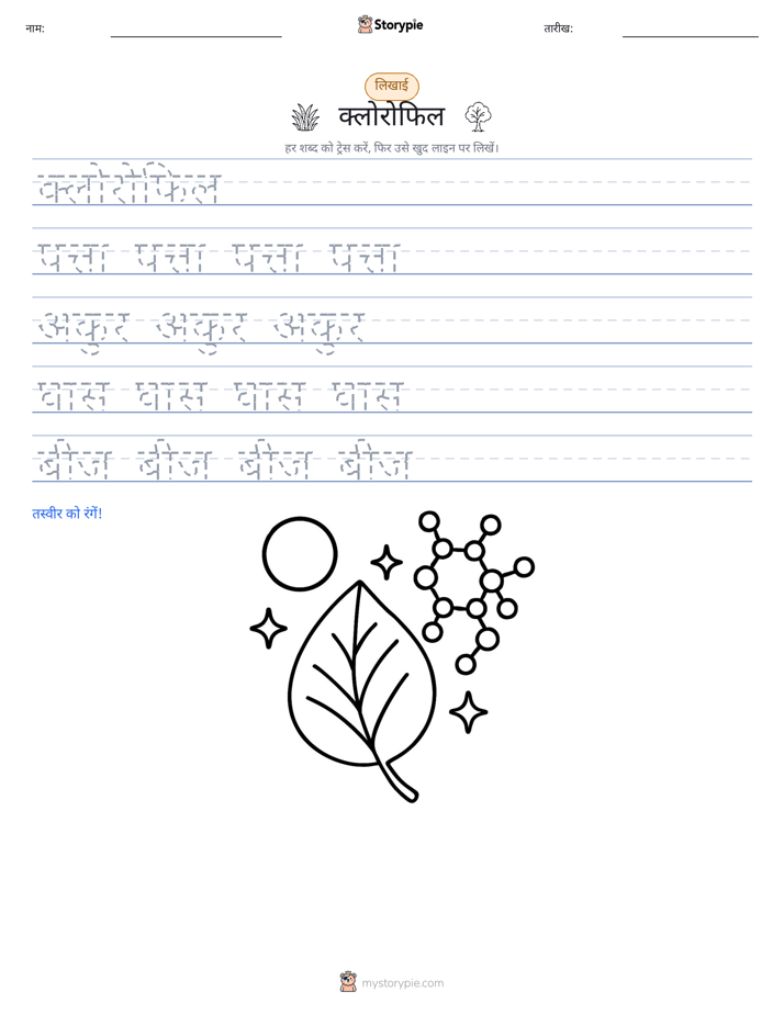 लेखन अभ्यास