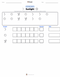 Sunlight printable worksheet preview