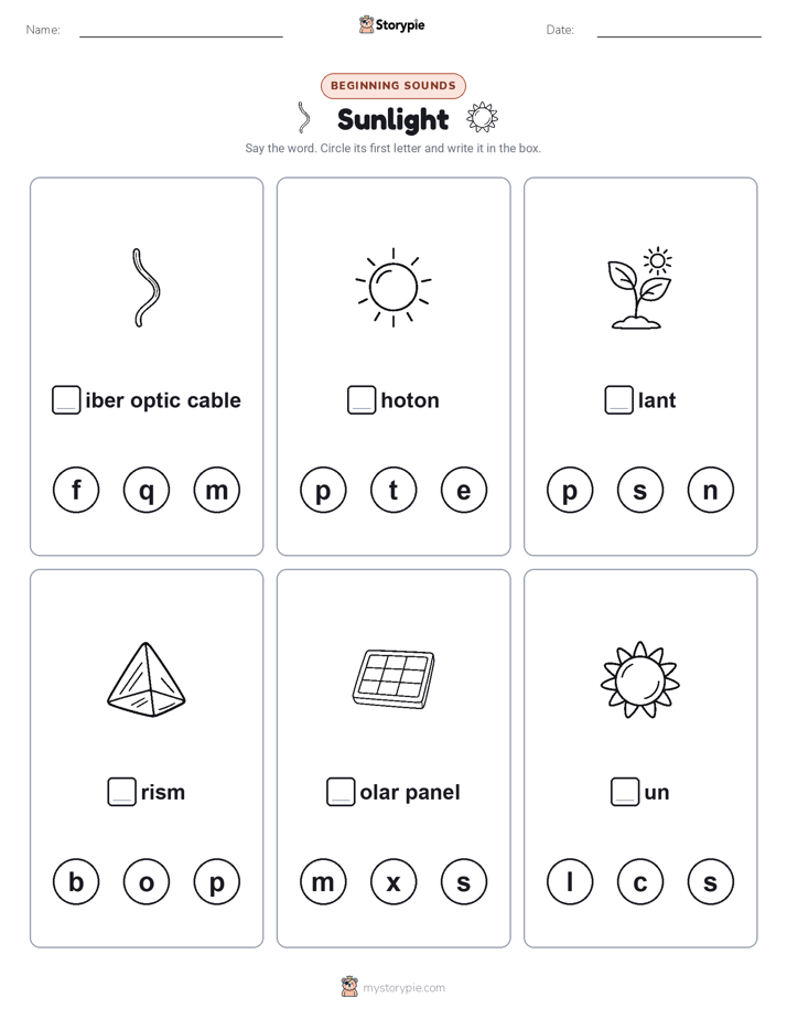 Beginning Sounds