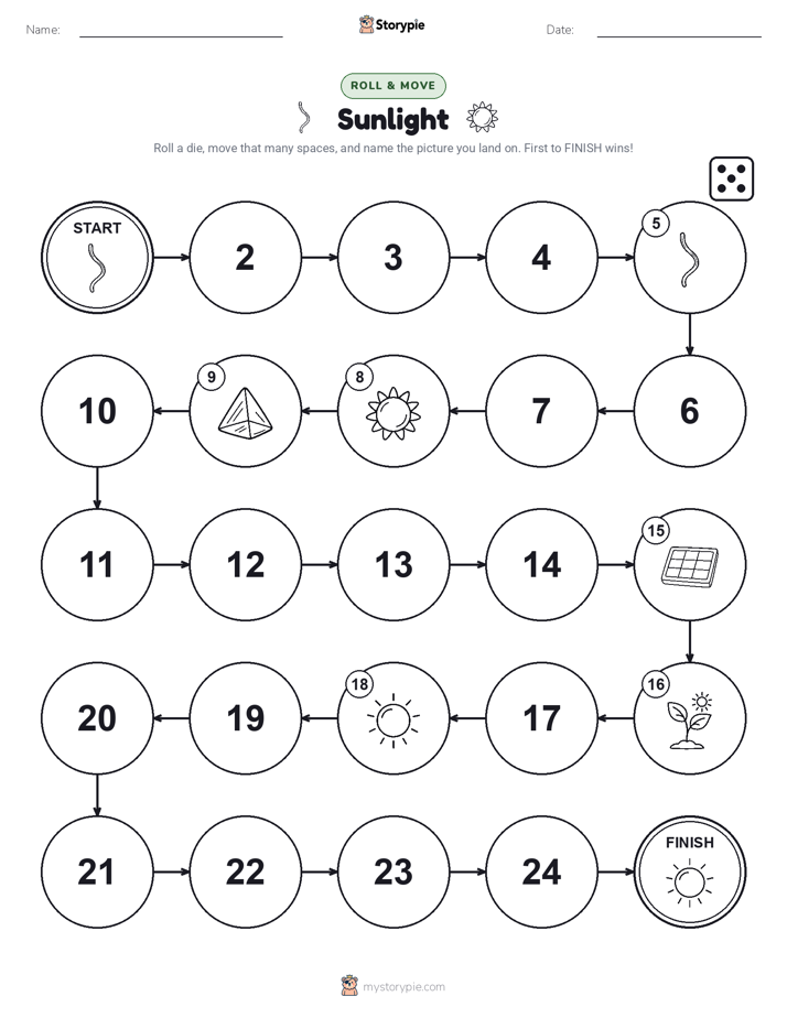 Roll & Move Game