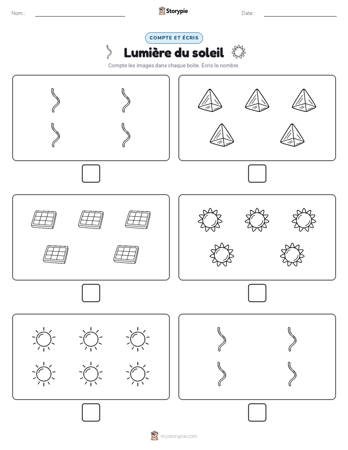 Compter & Écrire