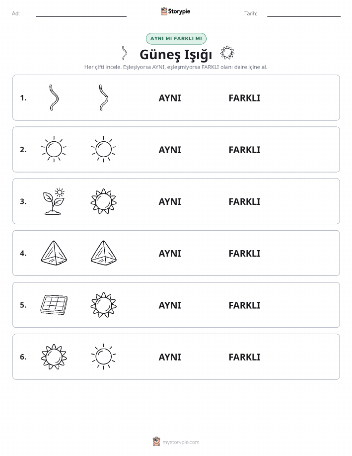 Aynı mı Farklı mı