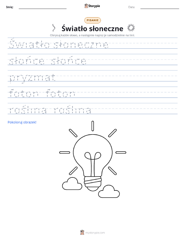 Ćwiczenie Pisania