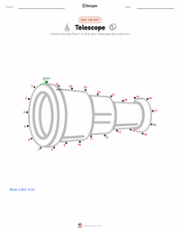 Telescope printable worksheet preview