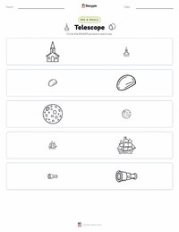 Telescope printable worksheet preview
