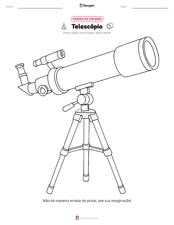 Página para colorir