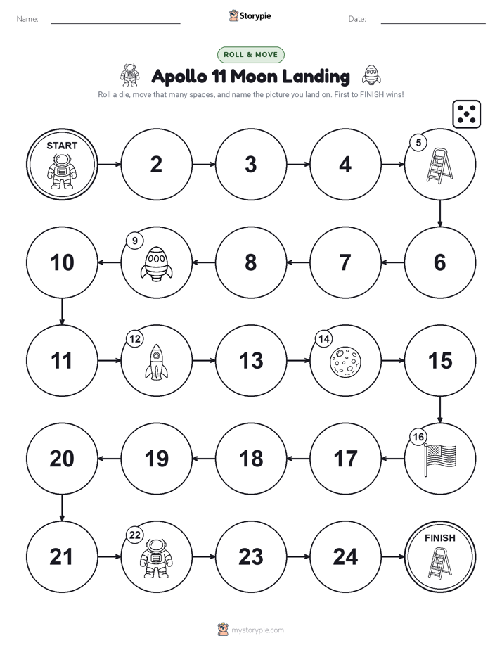 Roll & Move Game