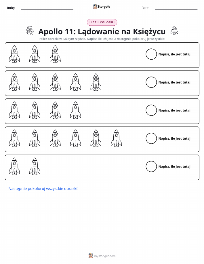 Liczenie i Kolorowanie