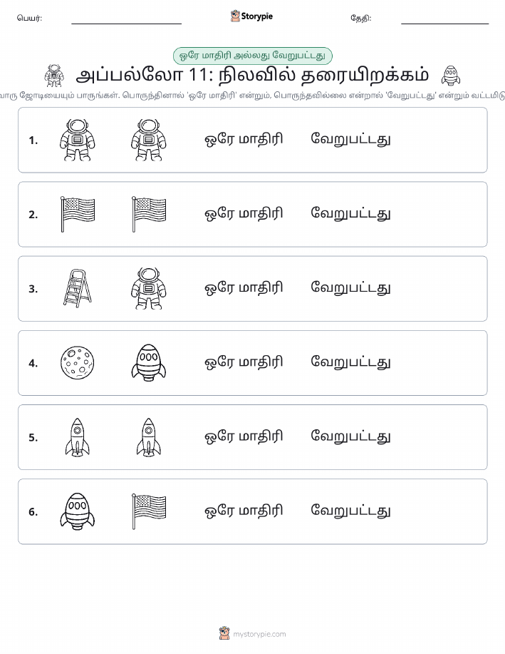 அதே அல்லது மாறுபட்டது