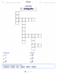 Anteprima della scheda stampabile di Catapulta