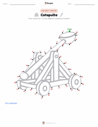Anteprima della scheda stampabile di Catapulta