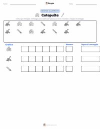 Anteprima della scheda stampabile di Catapulta