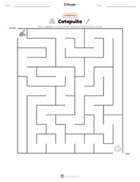 Anteprima della scheda stampabile di Catapulta
