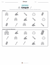 Catapult printable worksheet preview