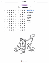Catapult printable worksheet preview