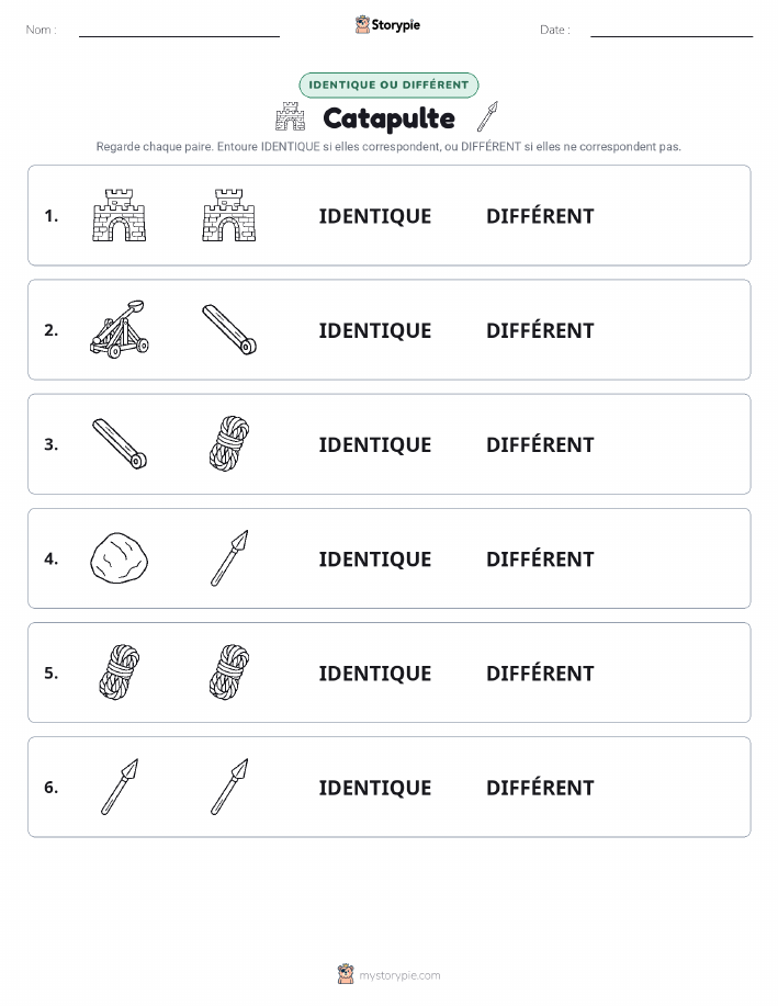 Identique ou Différent