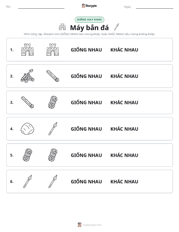 Giống Hay Khác