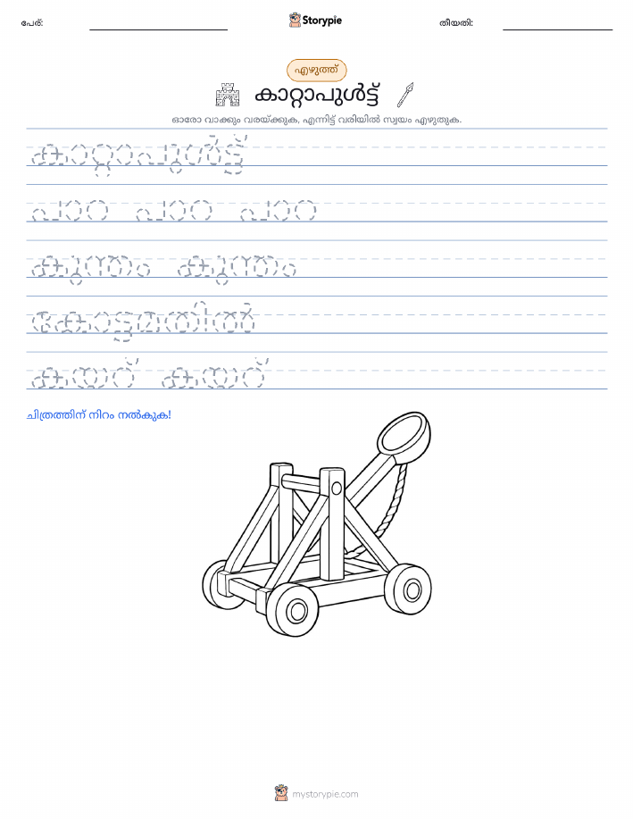 എഴുത്ത് പരിശീലനം