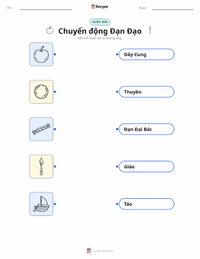 Tài liệu in sẵn Chuyển động cho trẻ em